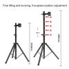THEGA Universal TV Floor Stand - Portable TV Tripod Stand, for 14-32 Inch Monitor Height Adjustable Foldable Mount Stand, with 360 Swivel and Tilt Mount, Holds Up to 15kg/33lbs view 3