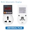 AC 220V 16A Automatic Adjustable Voltage Surge Protector Socket Power Safe Protector (Universal/UK/US/EU Plug) (Universal with Display), Default view 2