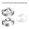 4 Pcs HiFi Audio Speaker Spikes 304 Stainless Steel Speakers Repair Parts Foot Nail Pad Anti-Shock Shock Absorber Nail Seat(4PCS Nail and Pad) view 2