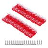 Adhesive Cable Clips, 20Pcs Wire Clamp, Self Adhesive Line Cable Clip Buckle Fastener Desktop Organizer, Cable Management Clips(Transparent) view 1