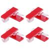 Adhesive Cable Clips, 20Pcs Wire Clamp, Self Adhesive Line Cable Clip Buckle Fastener Desktop Organizer, Cable Management Clips(Transparent) view 4