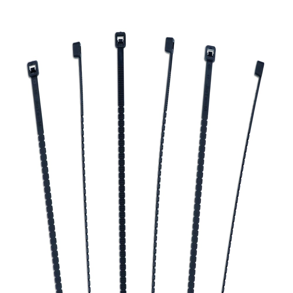 Connect 31806 Black Twist-to-Break Cable Tie 102mm x 2.8mm 50pc