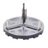 Regulateable Round Hole Saw Tool,  45-130 mm Wood Working Tools Hole Punch, Round Hole Opener Tool for Wood Boards Plastic view 1