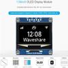 waveshare 1.54inch OLED Display Module 12864 Resolution Compatible with Raspberry Pi/forArduino/ STM32/ ESP32/ Jetson Nano, etc. SSD1309 Driver Chip, SPI / I2C Communication, White Display Color view 2