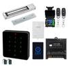 Door Access Control System Waterproof NFC RFID Keypad 600lb Electric Magnetic Door Lock Kit with Touch Exit Button Doorbell Chime and Remote Control view 1