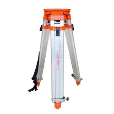 Calif International Tripod | Aluminium Heavy Duty Tripods for Survey | Survey Equipment Tripod Compatible with Auto Level and Theodolites, 5/8"-11-Orange