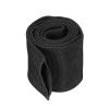 PATIKIL 2" Dia 3.3FT Nylon Protective Hose Sleeve, Cable Cover Sheath Protection for Welding Tig Torch Hydraulic Hose, Black view 1