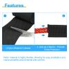 PATIKIL 2" Dia 3.3FT Nylon Protective Hose Sleeve, Cable Cover Sheath Protection for Welding Tig Torch Hydraulic Hose, Black view 4