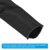 PATIKIL 1.5" Dia 6.5FT Nylon Protective Hose Sleeve, Cable Cover Sheath Protection for Welding Tig Torch Hydraulic Hose, Black view 3