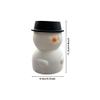 MiOYOOW Snowman Nightlight, Rechargeable Bedside Lamp Cute Tap Nursery Ambience Light for Men Women view 2