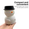 MiOYOOW Snowman Nightlight, Rechargeable Bedside Lamp Cute Tap Nursery Ambience Light for Men Women view 3