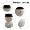 MiOYOOW Snowman Nightlight, Rechargeable Bedside Lamp Cute Tap Nursery Ambience Light for Men Women view 4