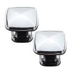 wardrobe handles,cabinet handles, Bright Chrome Bow Pulls Kitchen Zinc alloy Bedroom Drawer Pulls European Style Cabinet Knobs Door Levers for Wardrobes,Wine Cabinets,2 Pack (Hole distance 128mm) ( Co view 1