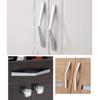 wardrobe handles,cabinet handles, Bright Chrome Bow Pulls Kitchen Zinc alloy Bedroom Drawer Pulls European Style Cabinet Knobs Door Levers for Wardrobes,Wine Cabinets,2 Pack (Hole distance 128mm) ( Co view 4