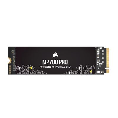 Corsair MP700 PRO 1TB M.2 PCIe Gen5 x4 NVMe 2.0 SSD M.2 2280 Up to 11,700MB/sec Sequential Read High-Density TLC NAND Black