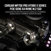 Corsair MP700 PRO Hydro X Series 2TB M.2 PCIe Gen5 x4 NVMe 2.0 SSD  M.2 2280  Up to 12,400MB/sec Sequential Read  High-Density TLC NAND  Pre-Installed Water Block  Black view 2