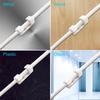 Cable Clips  Cat 6 Ethernet Cable Organizer - Computer PC Cord Manager - Desk Charging Cord Management System Solution  Wall Wire Holder Keeper Tidy, 50 Pack - Clear view 4