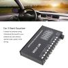 Acouto Car Audio Equalizer Automotive Accessories Black Adjustable 5 Bands EQ Car Amplifier Graphic Equalizer Auto Stereo Equalizer Digital Display Car Stereo Equalizer Booster Amplifier view 2