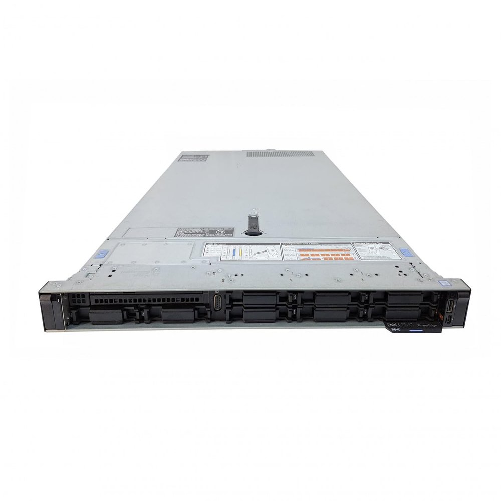 Dell EMC PowerEdge R640 8X SFF, 2X Silver 4112 2.6GHz 4-Core CPUs, 64GB DDR4 RAM, PERC H330, 8X Trays, Rails, Bezel (Renewed)