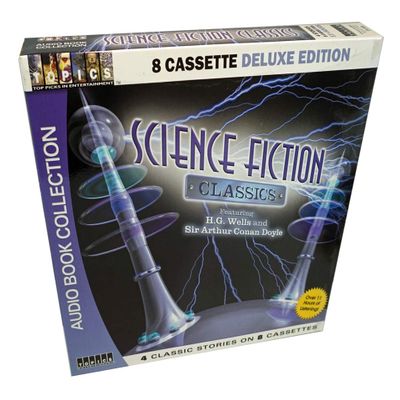 Science Fiction Stories on 8 Audio Cassettes by HG Wells & Sir Arthur Conan Doyle - The Poison Belt, The Lost World
