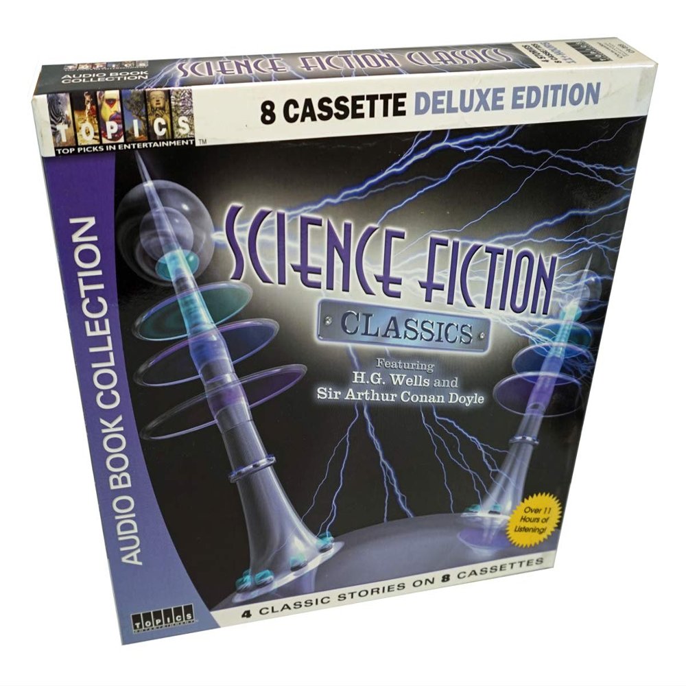 Science Fiction Stories on 8 Audio Cassettes by HG Wells & Sir Arthur Conan Doyle - The Poison Belt, The Lost World