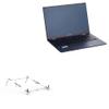 BoxWave Stand and Mount Compatible with ASUS Zenbook S 13 Flip OLED (UP5302) - Pocket Aluminum Stand 3-in-1, Portable Multi Angle Viewing Riser - Metallic Silver view 1