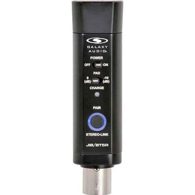 Galaxy Audio JIBBT5R Wireless XLR Bluetooth 5 Receiver Allows A User to Transmit Quality Bluetooth Audio Wirelessly from A Smartphone to an Active Speaker Or Mixing Console