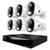 Night Owl 2-Way Audio 12 Channel DVR Video Home Security Camera System with (6) Wired 4K HD Indoor/Outdoor Deterrence Cameras and 2TB Hard Drive (Add up to 4 Wi-Fi Cameras) (6 Camera) view 1