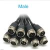 GatherTOOL 1Pc Long 1M GX16 2pin/ 3/4/ 5/6 /7/8 /10 Pin Male to Female Extension Cable GX-16 Aviation Wire Connector for CCTV Camera Security DVR (Size : 4Pin) view 4