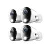 Night Owl Add On Wired 4K HD Indoor/Outdoor Deterrence Cameras with 2-Way Audio (4-Pack) (Requires Compatible DVR - Sold Separately) (4 Camera) view 1