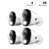 Night Owl Add On Wired 4K HD Indoor/Outdoor Deterrence Cameras with 2-Way Audio (4-Pack) (Requires Compatible DVR - Sold Separately) (4 Camera) view 2