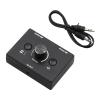 NATEFEMIN 2 in 1 Out 2 Port 3.5mm Stereo Audio Switch, Bi-Directional Audio Switcher, Speaker Switch, No External Power Required view 1