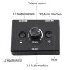 NATEFEMIN 2 in 1 Out 2 Port 3.5mm Stereo Audio Switch, Bi-Directional Audio Switcher, Speaker Switch, No External Power Required view 3