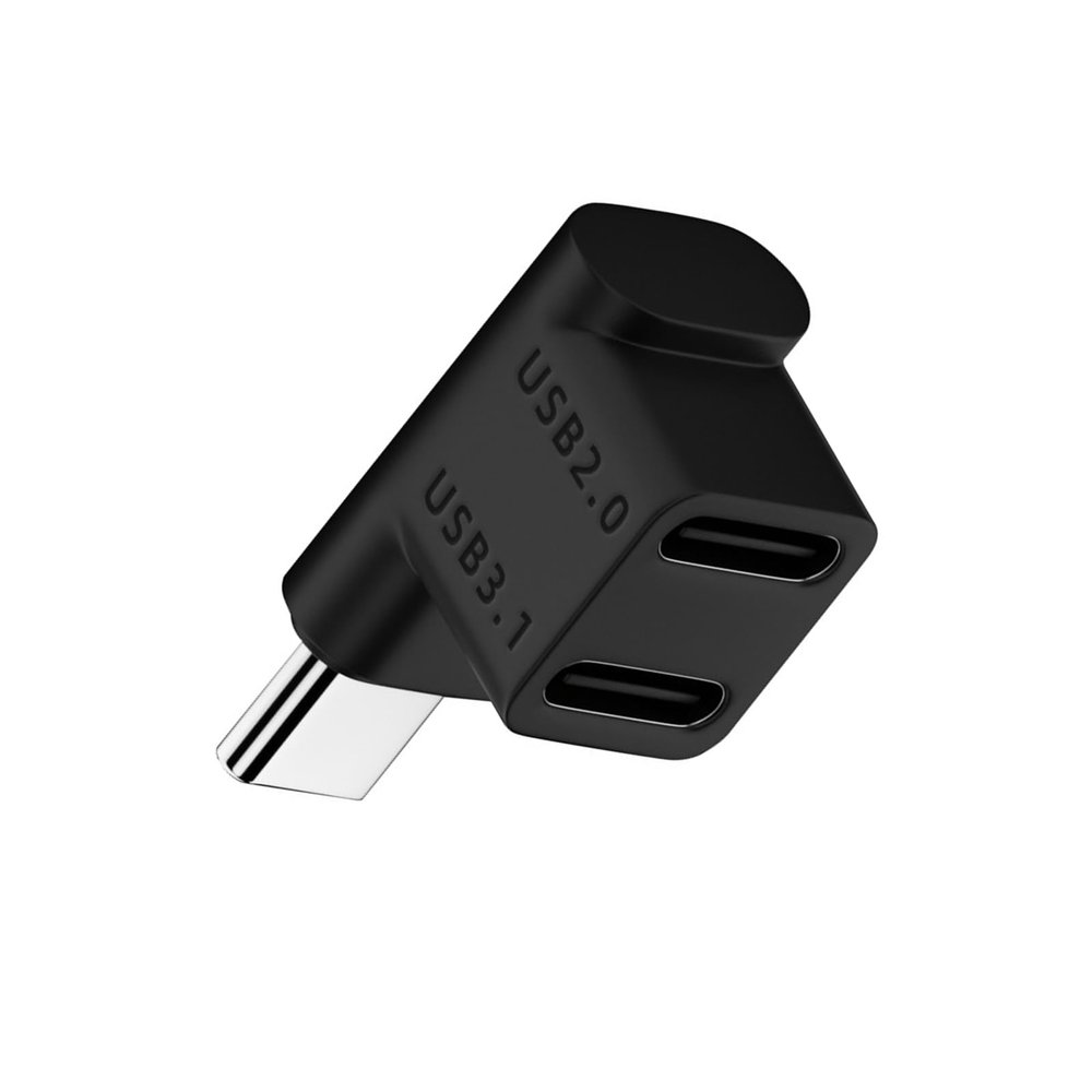 NATEFEMIN USB C Adapter for Steam Deck, 100W Type C Male to Female Extender for Console, Tablet and Phone Type C Devices