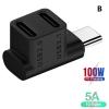 NATEFEMIN USB C Adapter for Steam Deck, 100W Type C Male to Female Extender for Console, Tablet and Phone Type C Devices view 3