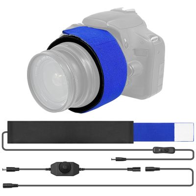 Astromania 30cm DC Lens Heater Warmer Dew Heater Strip - Stepless Temperature Regulator for Telescopes Lens Less Than 3.75 inch (95mm) in Diameter and Universal Camera