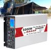 12V/24V/48V/60V to 110V/220V, 2500W/5000W Pure Sine Wave Voltage Converter, Power Inverter with Led Display, Suitable for Solar System, Rv, Truck, Camper,48V-to110V view 1