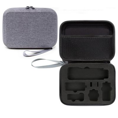 Osmo Pocket 3 Case,Camera Carrying Case Storage Box Handbag For DJI Osmo Pocket 3,Portable Travel Protective Bag with Soft Lining & Mesh Pocket,21 * 16 * 6CM (Black Lining+grey)