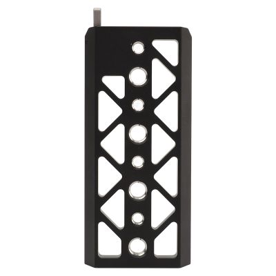 Camera Safety Dovetail Plate with 1/4 3/8 Inch Thread Hole and Standard Bayonet, 5 Inch Aluminum Alloy Lightweight Dovetail Mount Plate for BMPCC4K6K A7S3JTZ Camera Cage