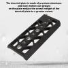 Camera Safety Dovetail Plate with 1/4 3/8 Inch Thread Hole and Standard Bayonet, 5 Inch Aluminum Alloy Lightweight Dovetail Mount Plate for BMPCC4K6K A7S3JTZ Camera Cage view 3