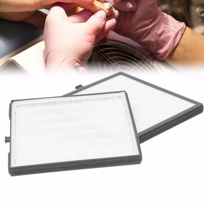 2pcs Nail Dust Collector Filter High Efficiency 0.1/0.3 Replacement Filter for 40W Vacuum Machine, Easy to Clean