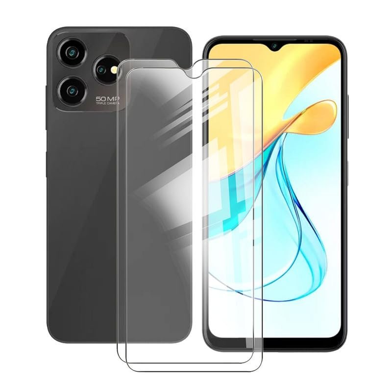 ZXLZKQ for ZTE Axon 50 Lite Tempered Glass Screen Protector, [2 Pack] 9H Hardness Protective Film for ZTE Axon 50 Lite (6.60"), High Clear, Anti Scratch, Bubble Free Tempered Glass Film