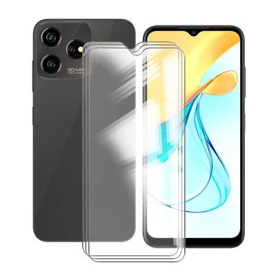 ZXLZKQ for ZTE Axon 50 Lite Tempered Glass Screen Protector, [3 Pack] 9H Hardness Protective Film for ZTE Axon 50 Lite (6.60"), High Clear, Anti Scratch, Bubble Free Tempered Glass Film