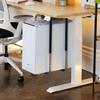 Desky Heavy Duty PC Mount  Under-Desk Adjustable CPU Holder with Sliding Track and 360 Swivel, Fits Towers up to 22lbs, Steel Construction for Secure Computer Mounting view 4