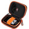 FBLFOBELI GPS Case for Bushnell Golf Phantom 2&3 Slope/for Swami KISS 2.0 Golf Handheld GPS Rangefinder (Case Only) (Orange) view 2