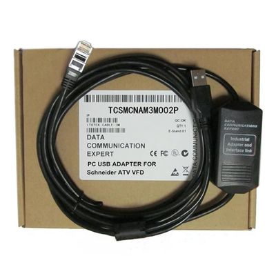 Suitable for TCSMCNAM3M002P Download Cable ATV Inverter LXM Servo Commissioning Cable Converter Black : 3m