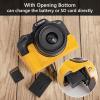 MUZIRI KINOKOO EOS R50 Case, Retro Style Real Genuine Leather Case for Canon EOS R50/EOSR50 Camera Protective Case - EOS R50 Case with Hand Grip and Opening Bottom Design - Yellow view 3