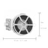 Black Cable Reel Holder with Cutter, 50m Wall Mount Bracket for Drum Dispenser for Cable Reels in Garage, Workshop, Industrial Space, Garden Plant Binder view 3