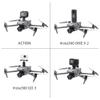 CAPART Expansion Bracket for DJI Air 3 Drone Camera Mount Strobe Light Holder, with 1/4 Screw Adapter, Compatible with DJI Action 4/3 Insta360 X4 X3 X2 GO 3 3S Go pro 12 11 10 9 view 3