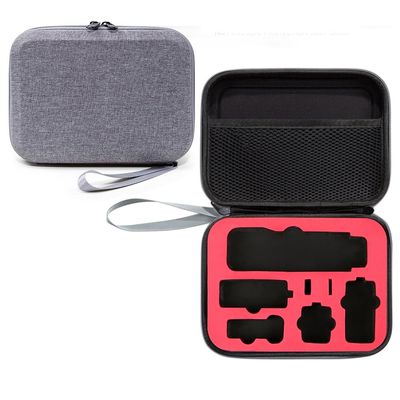 PALUMMA EVA Portable Hard Carrying Case for DJI Osmo Pocket 3 Axis Gimbal Stabilizer, Anti-vibration Storage Case Compatible with DJI Osmo Pocket 3, Gray+Red